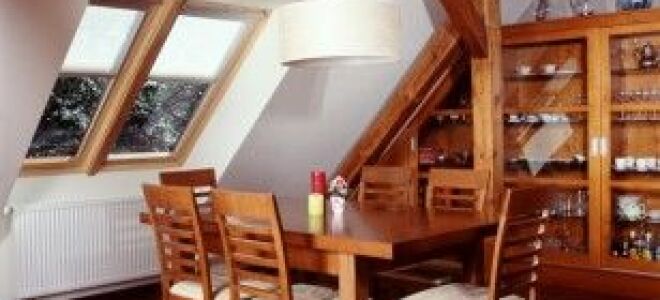 Балки на чердаке