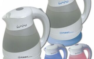 Чайник Lumina — меняет цвета при кипячении воды