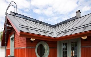 Крыша из листового металла — подготовка к зиме