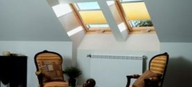 Плиссированные жалюзи для окон кровли