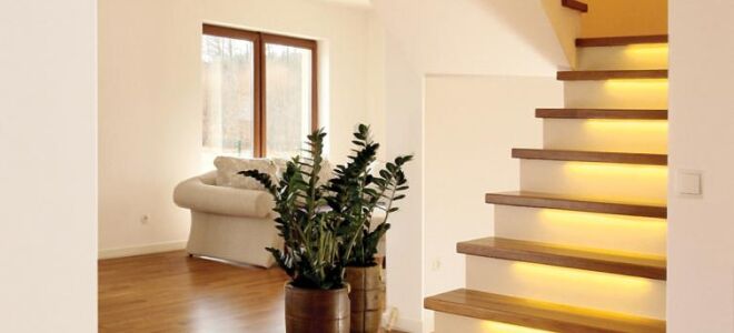 Лестница в дом и двухуровневая квартира