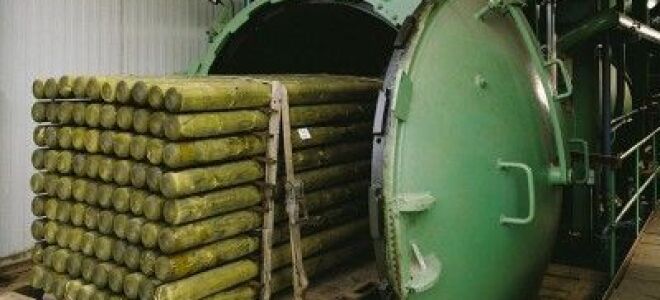 Пропитка древесины вакуумного давления