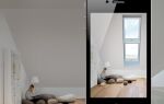 Сделайте снимок комнаты и фактически «закрепите» крытое окно в нем