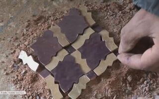 Марокканские мозаики создаются необычным способом (ВИДЕО)