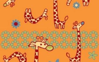 Рисунок 11: Ковер в жирафах
