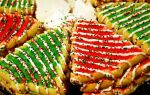 Рисунок 2: Рождественское печенье в форме колокольчиков, украшенных цветным сахаром
