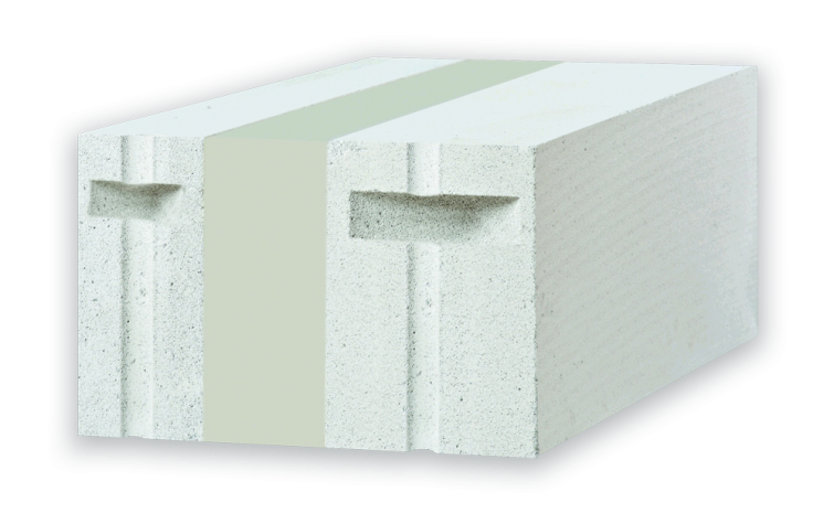 Термостатический ячеистый бетонный блок