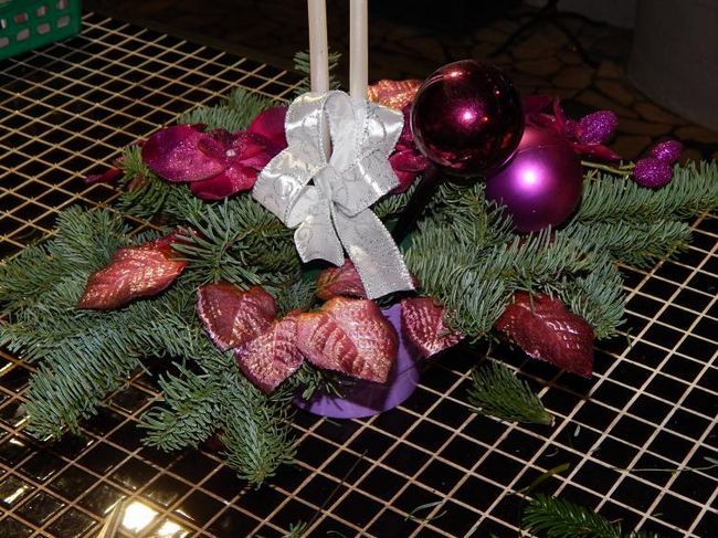 DIY: канун Рождества тронут на столе