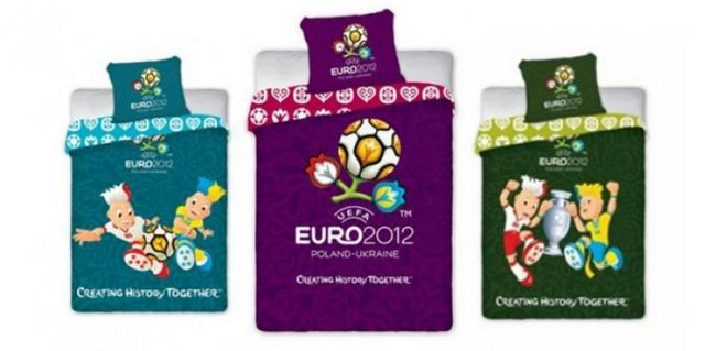 Постельные принадлежности Евро 2012 доступны в различных цветах