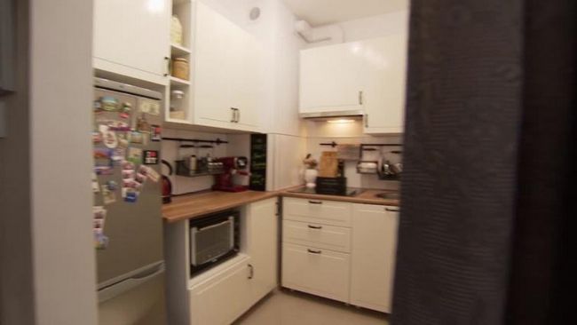 Мини-кухня в однокомнатной квартире