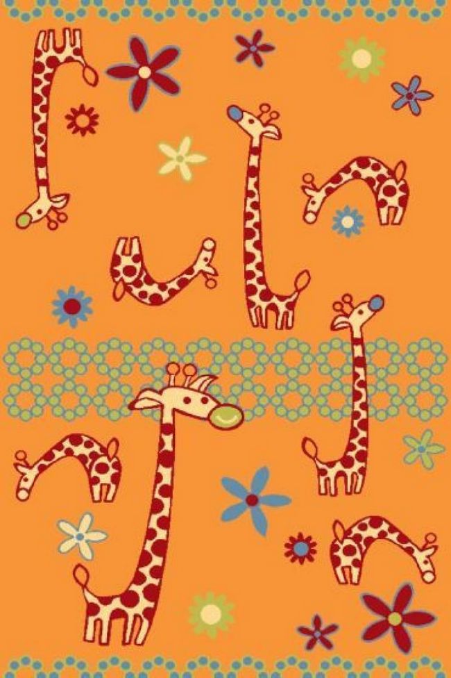 Ковер в жирафах
