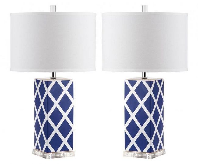 Комплект из двух настольных ламп Dasha Safavieh цена: PLN 1139