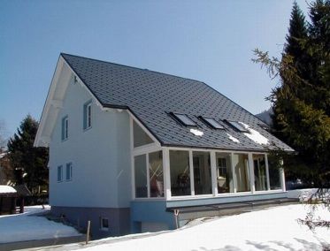 алюминиевый лист - традиционный дом