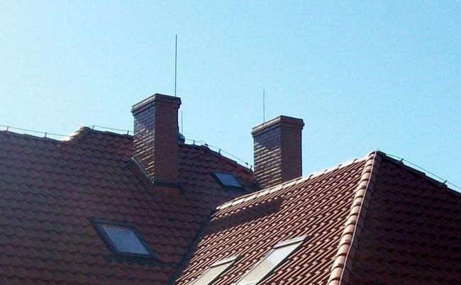 Дымоходы на крыше
