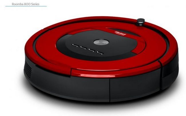 Красный робот Roomba 800