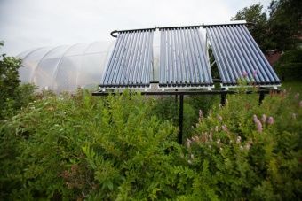 солнечные коллекторы в сельской местности