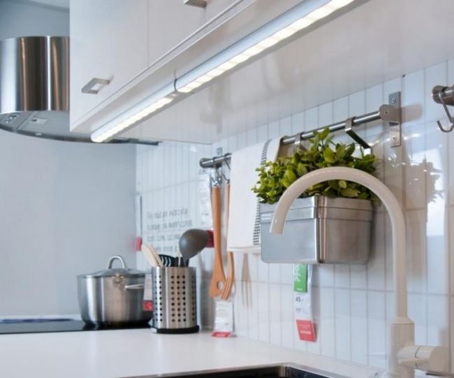 Светодиодное освещение на кухне
