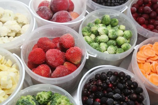 Замороженные фрукты и овощи
