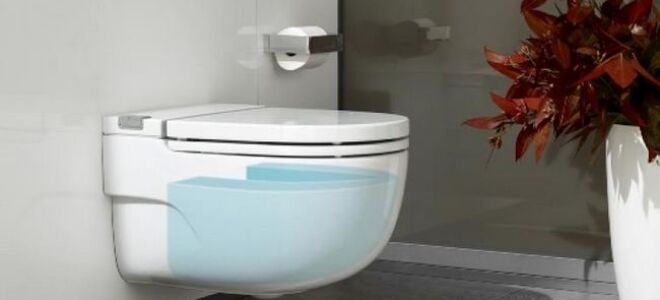 Инновационная унитаз занимает меньше места в ванной комнате